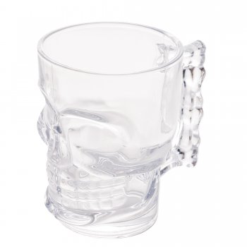 Caneca de Vidro para Chopp de Caveira Rock Style 510 ml - Lyor